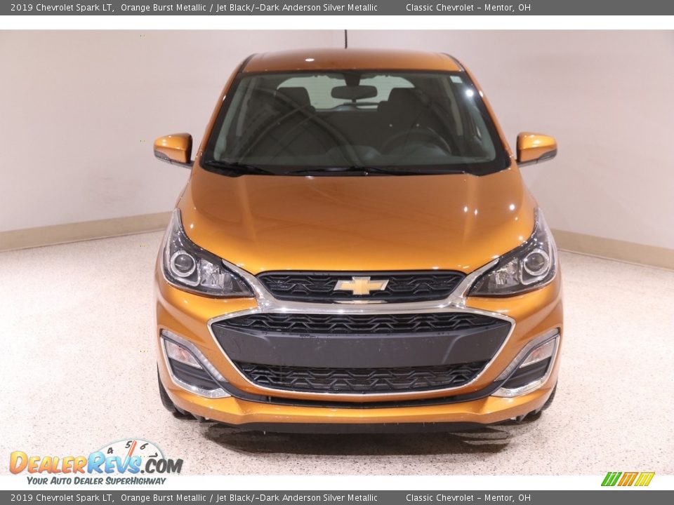 2019 Chevrolet Spark LT Orange Burst Metallic / Jet Black/­Dark Anderson Silver Metallic Photo #2