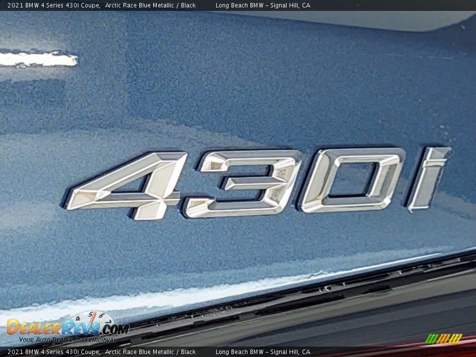 2021 BMW 4 Series 430i Coupe Arctic Race Blue Metallic / Black Photo #24