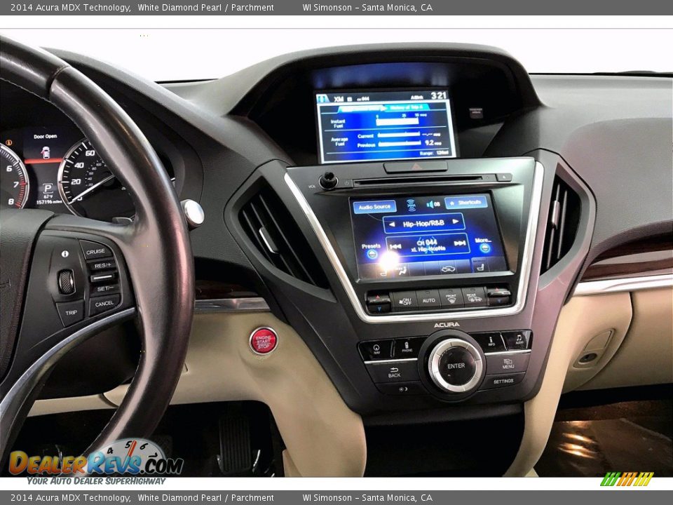 2014 Acura MDX Technology White Diamond Pearl / Parchment Photo #5