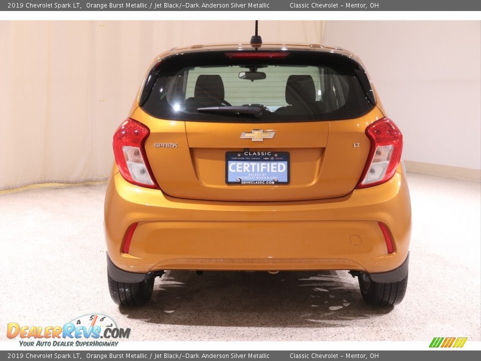 2019 Chevrolet Spark LT Orange Burst Metallic / Jet Black/­Dark Anderson Silver Metallic Photo #17