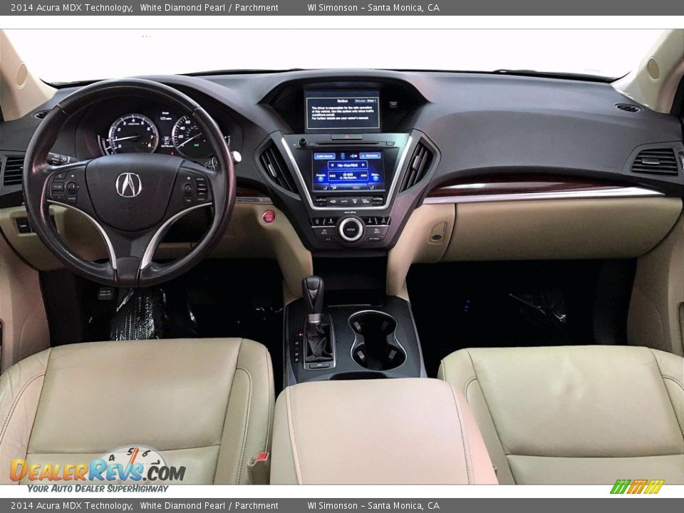 2014 Acura MDX Technology White Diamond Pearl / Parchment Photo #15