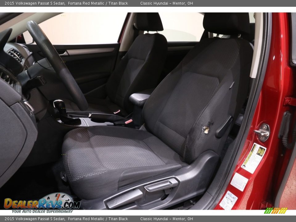 2015 Volkswagen Passat S Sedan Fortana Red Metallic / Titan Black Photo #5