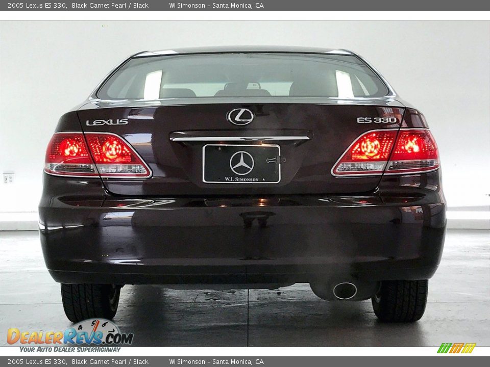 2005 Lexus ES 330 Black Garnet Pearl / Black Photo #3