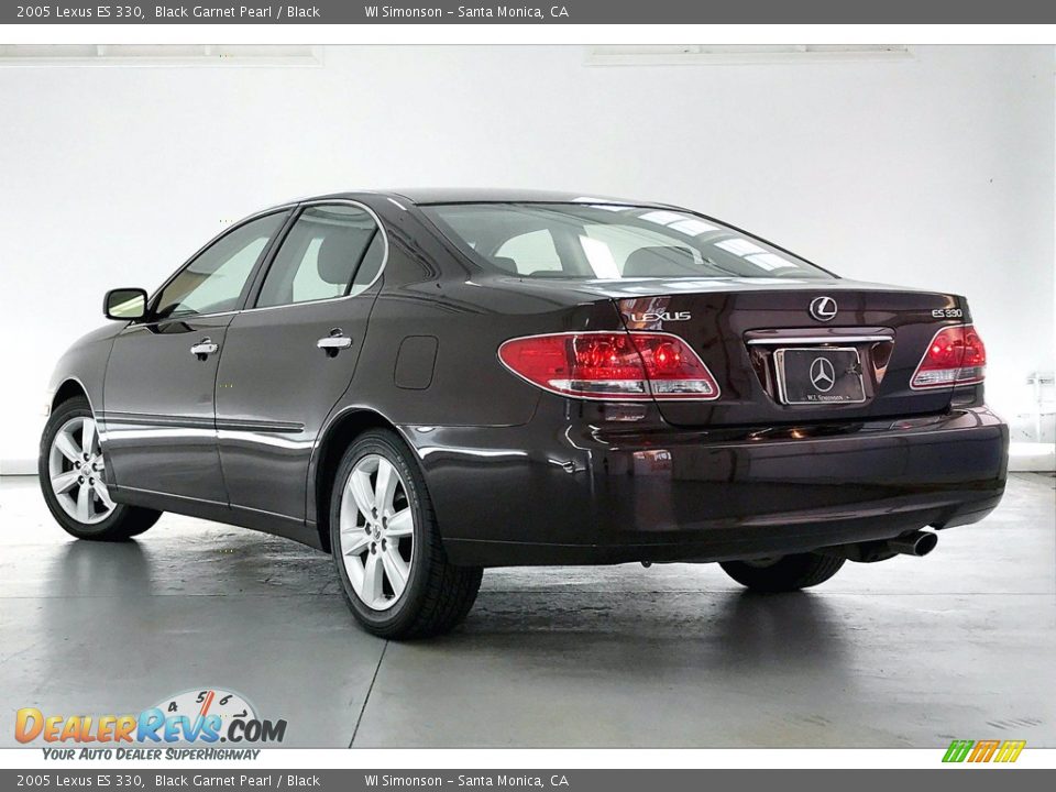 2005 Lexus ES 330 Black Garnet Pearl / Black Photo #10