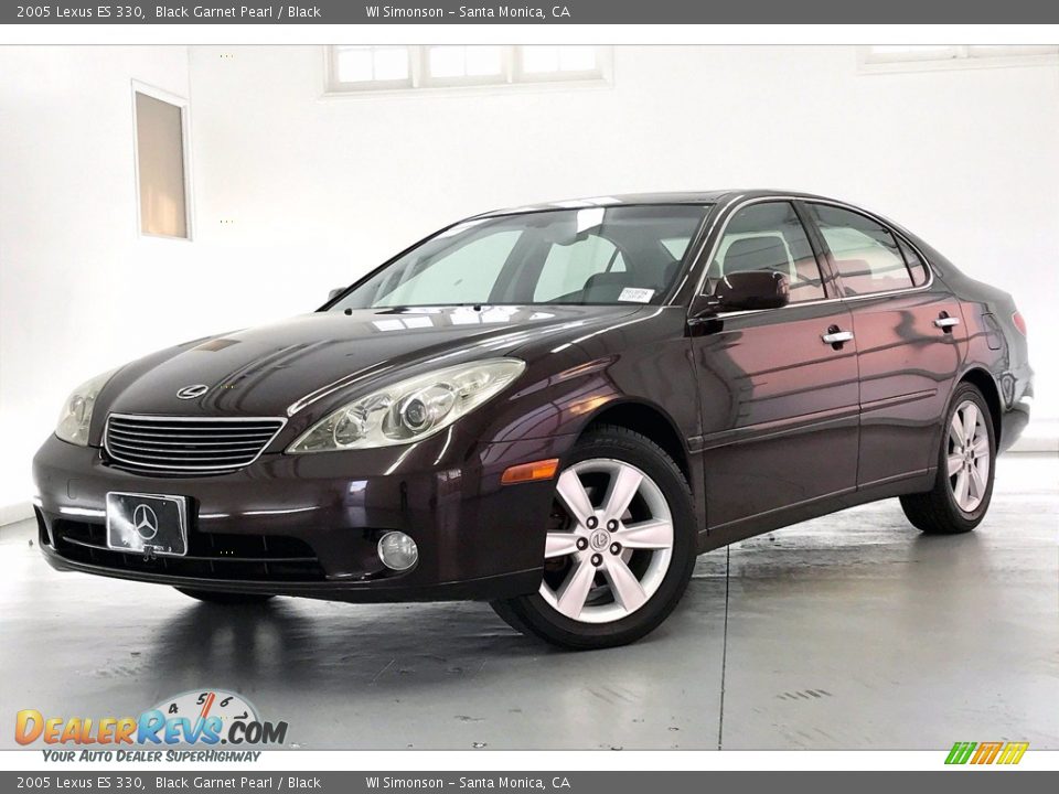 2005 Lexus ES 330 Black Garnet Pearl / Black Photo #12