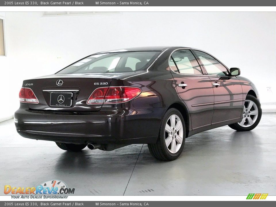 2005 Lexus ES 330 Black Garnet Pearl / Black Photo #13