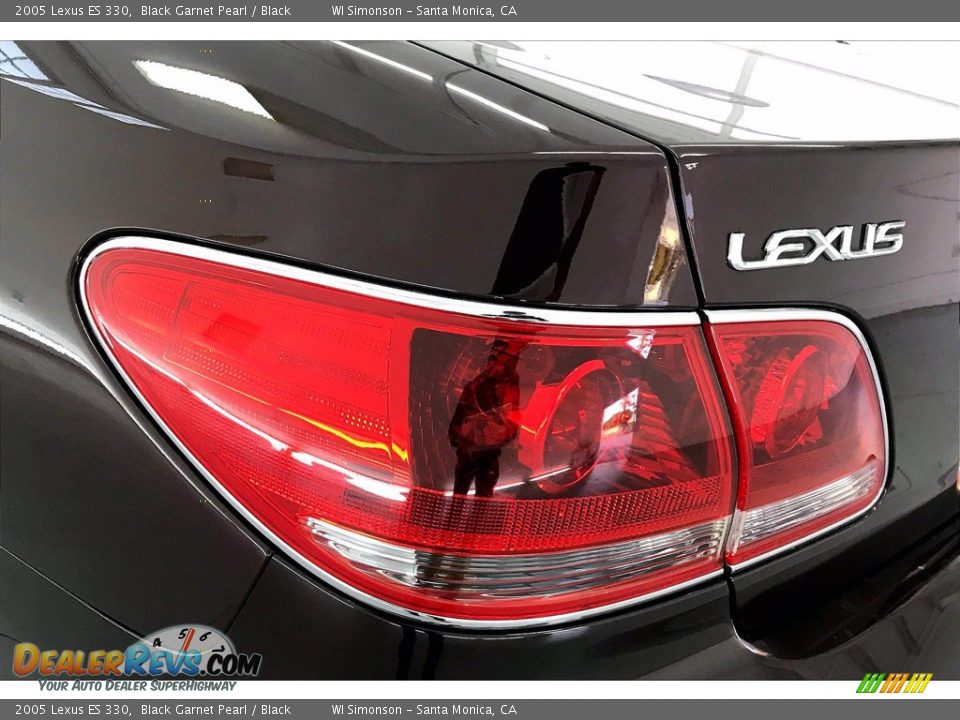 2005 Lexus ES 330 Black Garnet Pearl / Black Photo #28