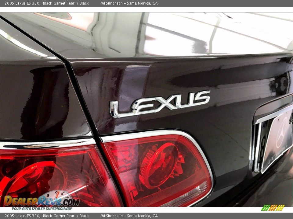 2005 Lexus ES 330 Black Garnet Pearl / Black Photo #30