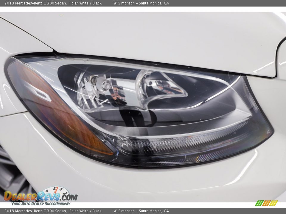 2018 Mercedes-Benz C 300 Sedan Polar White / Black Photo #3