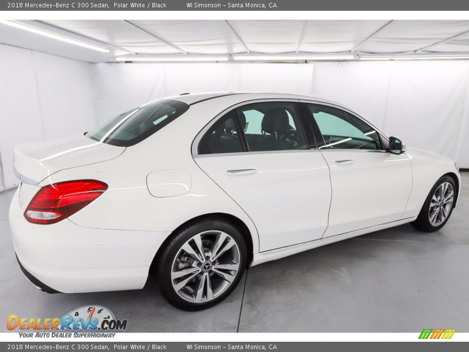 2018 Mercedes-Benz C 300 Sedan Polar White / Black Photo #4
