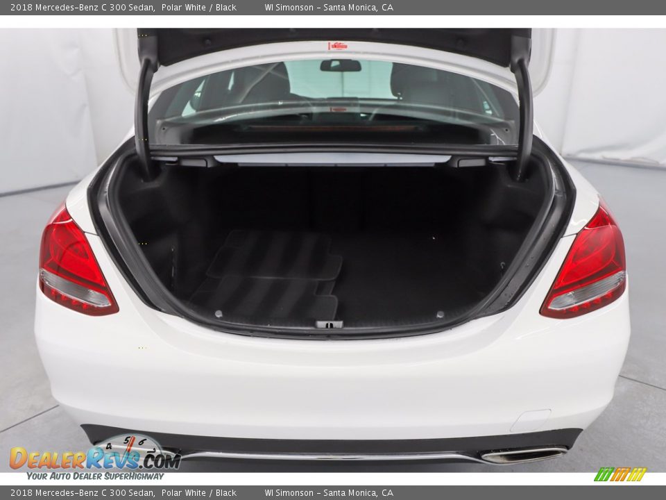 2018 Mercedes-Benz C 300 Sedan Polar White / Black Photo #7