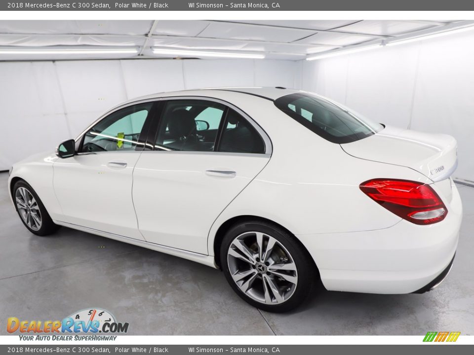 2018 Mercedes-Benz C 300 Sedan Polar White / Black Photo #11