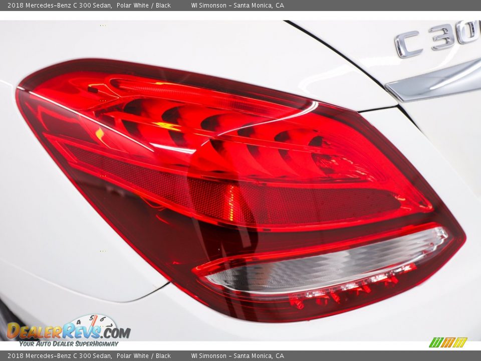 2018 Mercedes-Benz C 300 Sedan Polar White / Black Photo #12