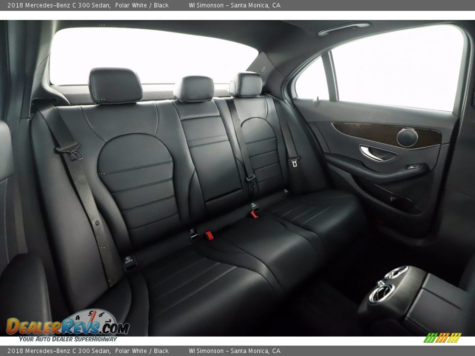 2018 Mercedes-Benz C 300 Sedan Polar White / Black Photo #34