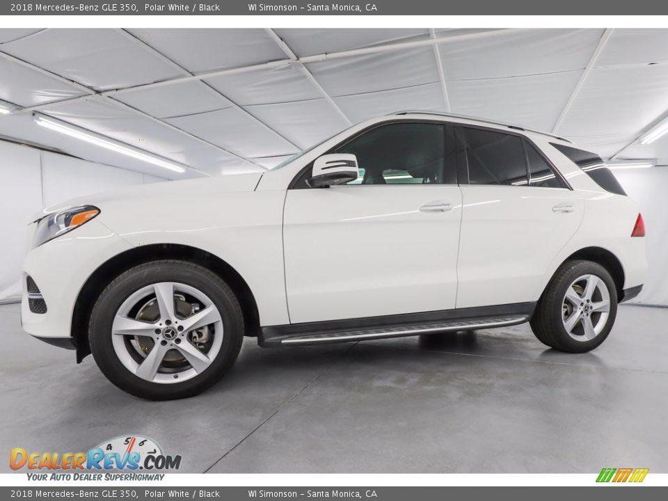 2018 Mercedes-Benz GLE 350 Polar White / Black Photo #13