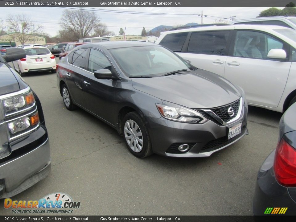 2019 Nissan Sentra S Gun Metallic / Charcoal Photo #1