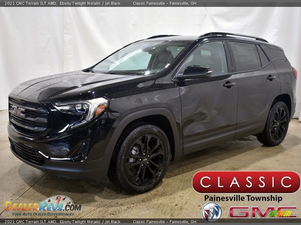 2021 GMC Terrain SLT AWD Ebony Twilight Metallic / Jet Black Photo #1