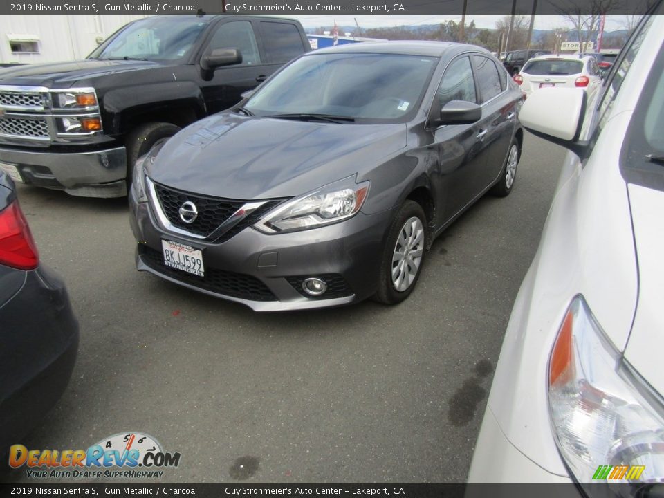 2019 Nissan Sentra S Gun Metallic / Charcoal Photo #2