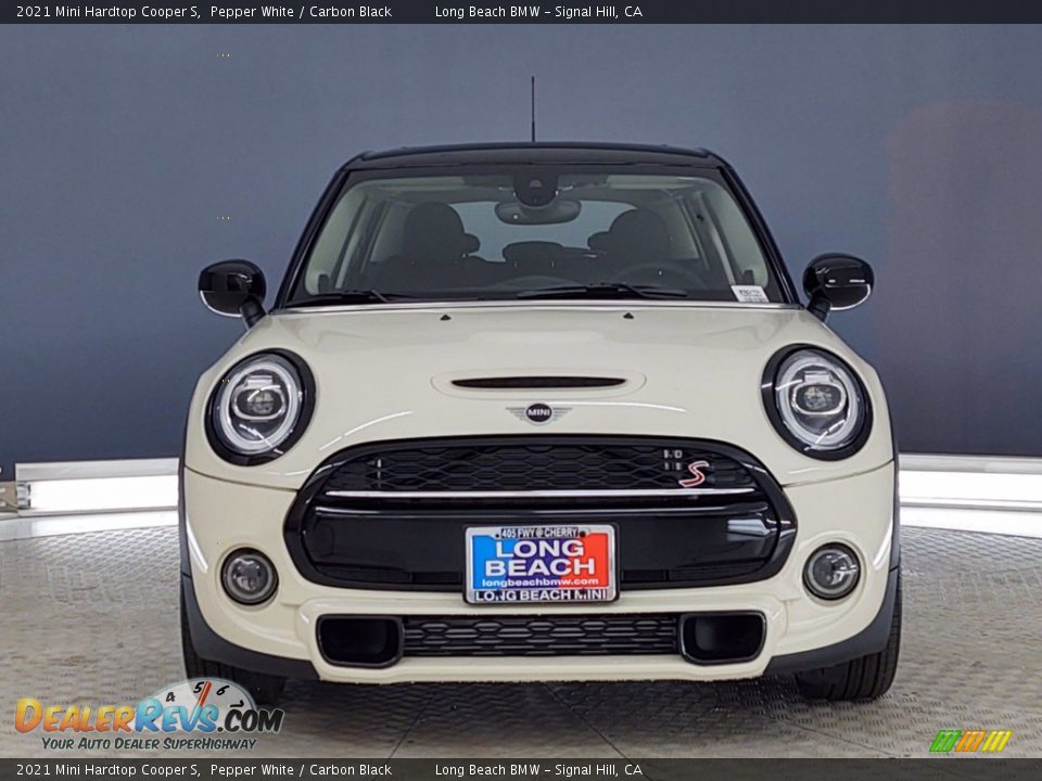 2021 Mini Hardtop Cooper S Pepper White / Carbon Black Photo #2