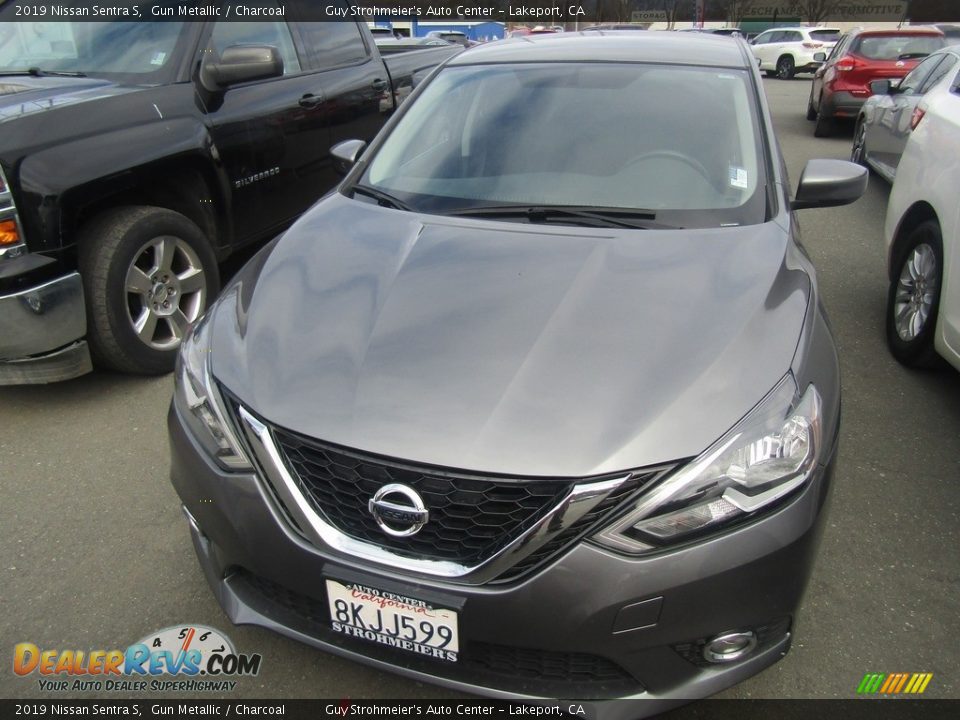 2019 Nissan Sentra S Gun Metallic / Charcoal Photo #3