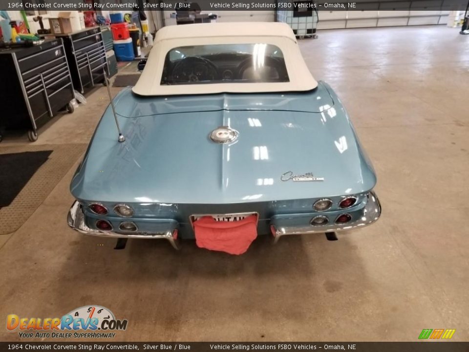 1964 Chevrolet Corvette Sting Ray Convertible Silver Blue / Blue Photo #3