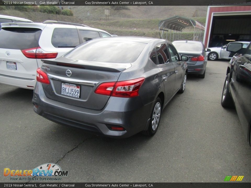 2019 Nissan Sentra S Gun Metallic / Charcoal Photo #5