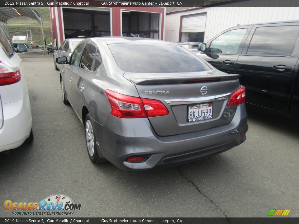 2019 Nissan Sentra S Gun Metallic / Charcoal Photo #6