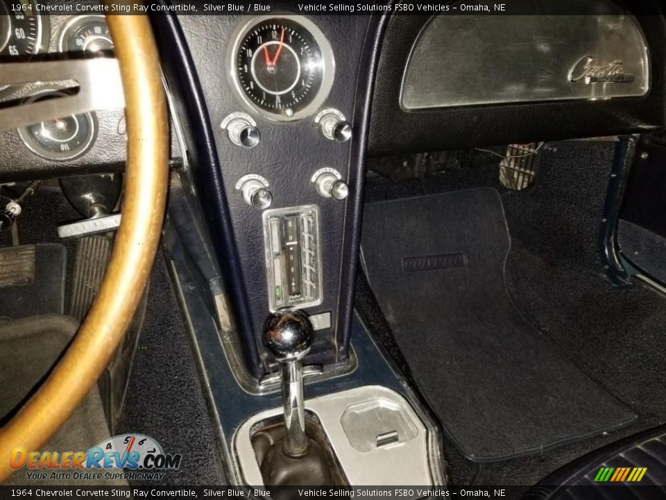 1964 Chevrolet Corvette Sting Ray Convertible Silver Blue / Blue Photo #8
