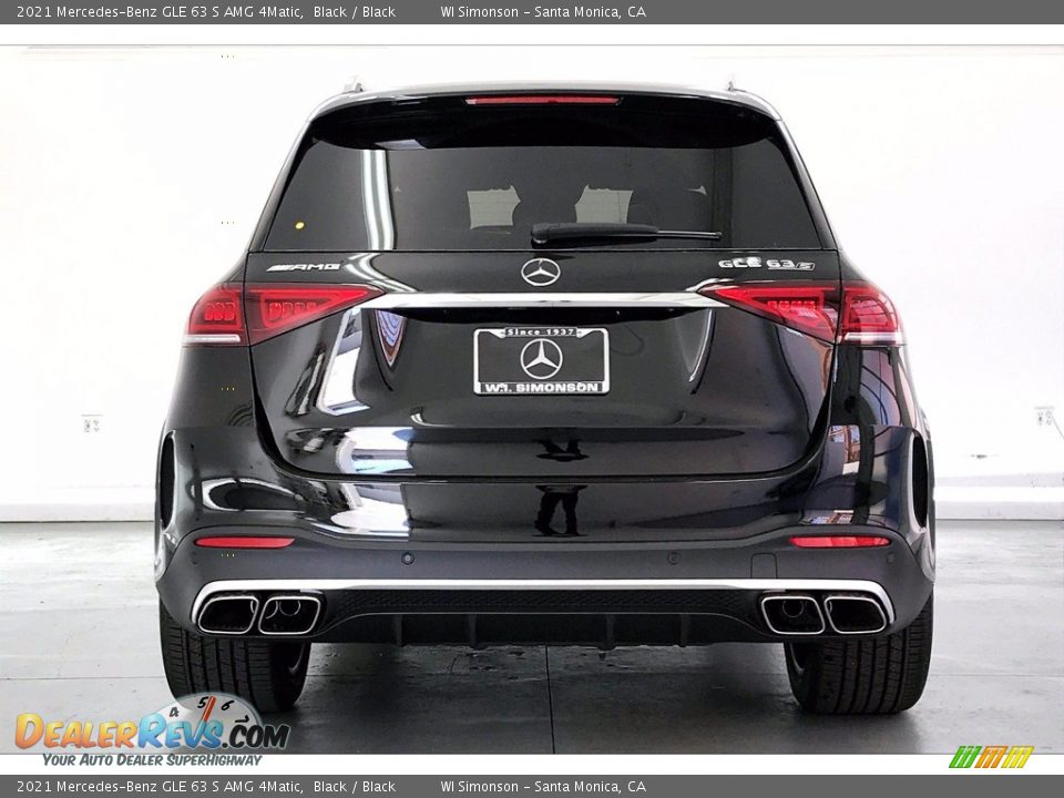 2021 Mercedes-Benz GLE 63 S AMG 4Matic Black / Black Photo #3