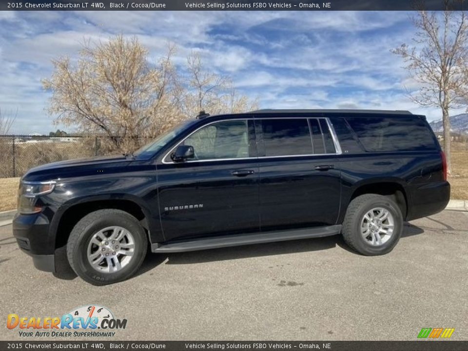 2015 Chevrolet Suburban LT 4WD Black / Cocoa/Dune Photo #1