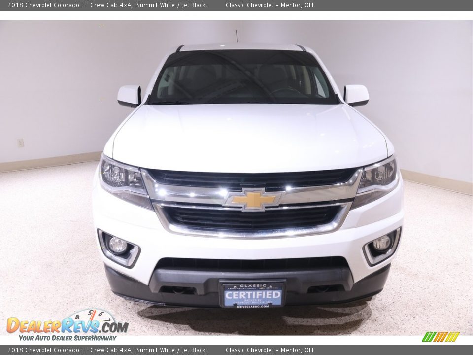 2018 Chevrolet Colorado LT Crew Cab 4x4 Summit White / Jet Black Photo #2