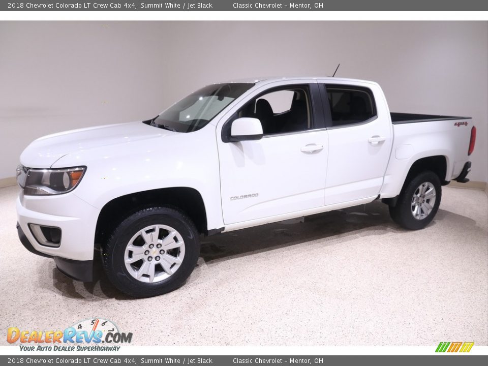 2018 Chevrolet Colorado LT Crew Cab 4x4 Summit White / Jet Black Photo #3