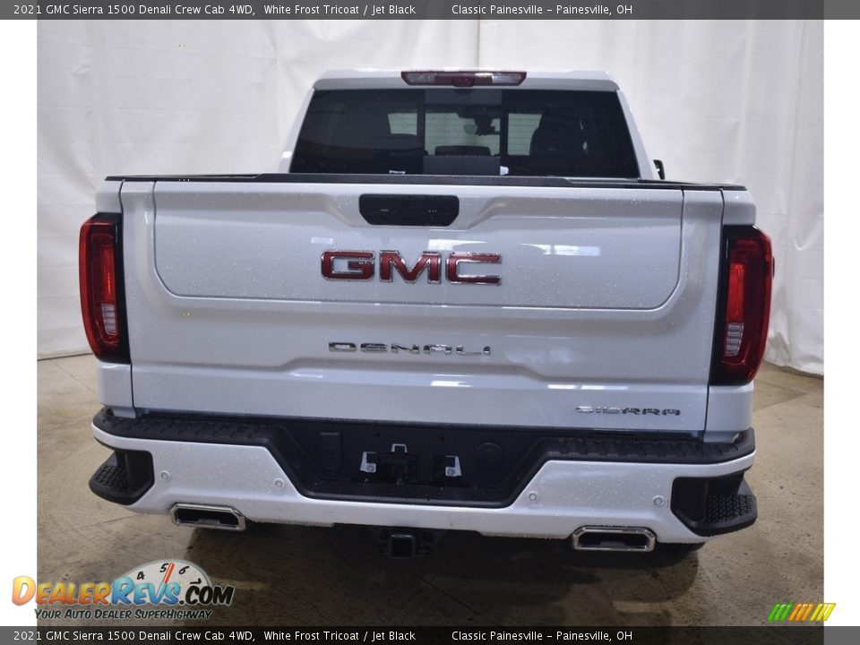 2021 GMC Sierra 1500 Denali Crew Cab 4WD White Frost Tricoat / Jet Black Photo #3