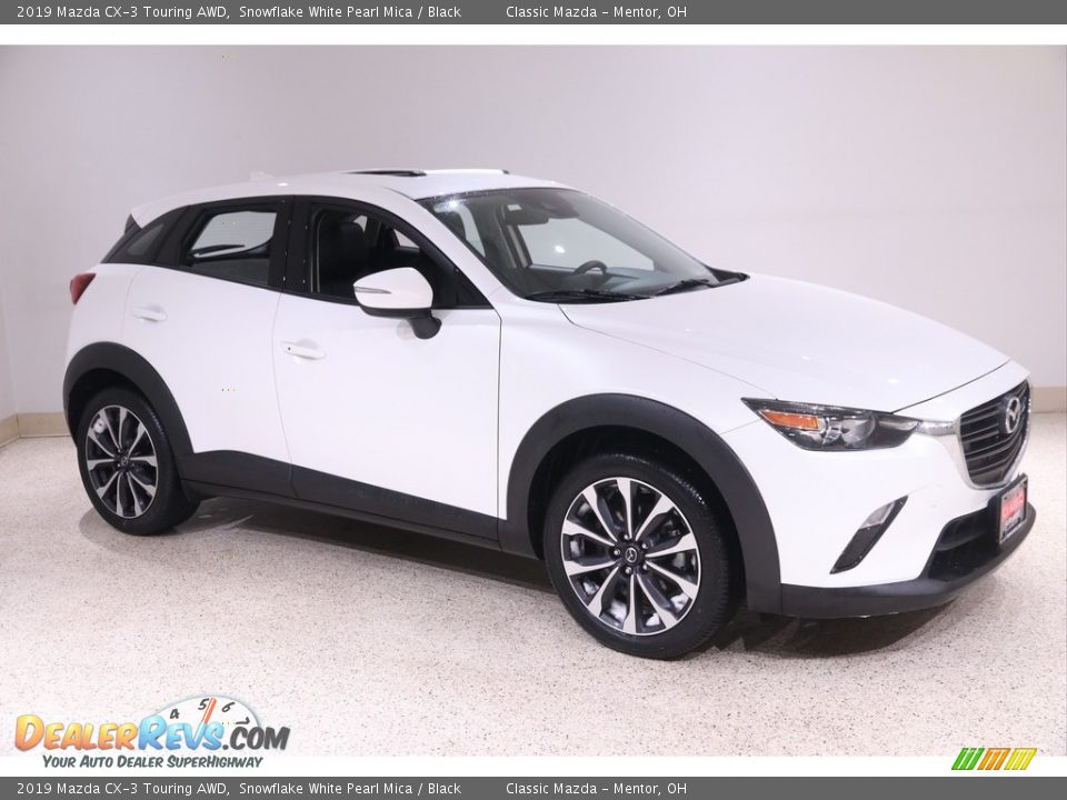 2019 Mazda CX-3 Touring AWD Snowflake White Pearl Mica / Black Photo #1