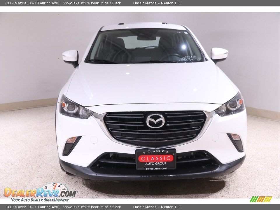 2019 Mazda CX-3 Touring AWD Snowflake White Pearl Mica / Black Photo #2