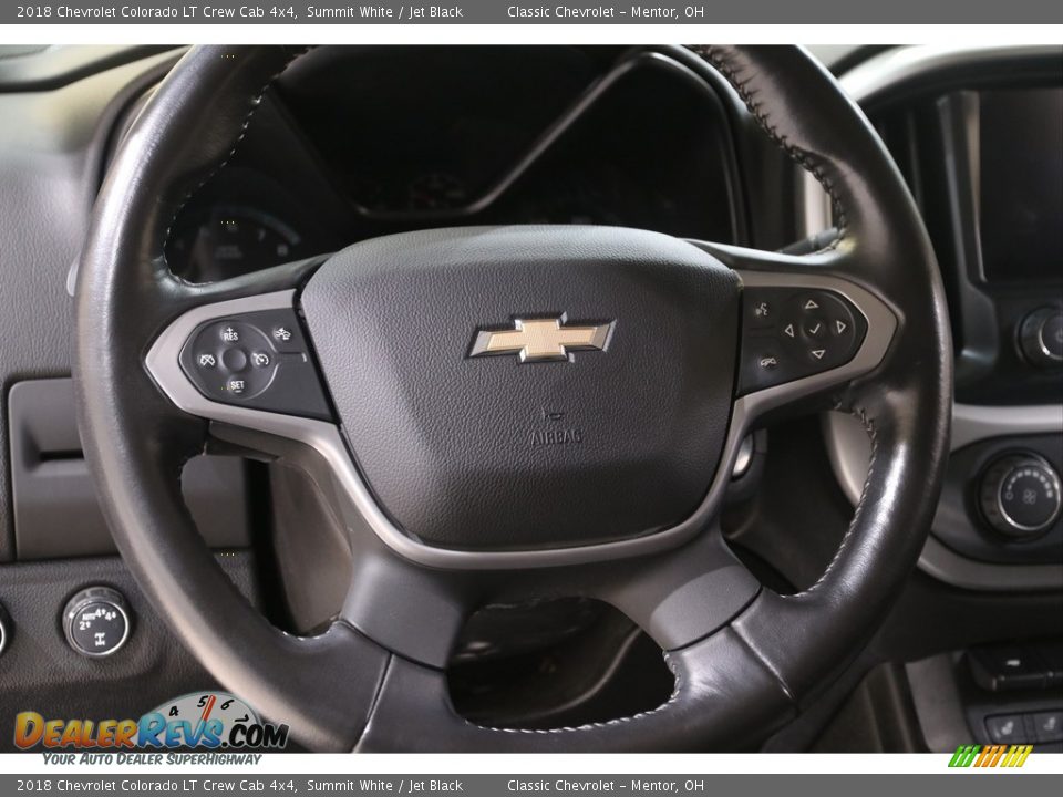 2018 Chevrolet Colorado LT Crew Cab 4x4 Summit White / Jet Black Photo #8