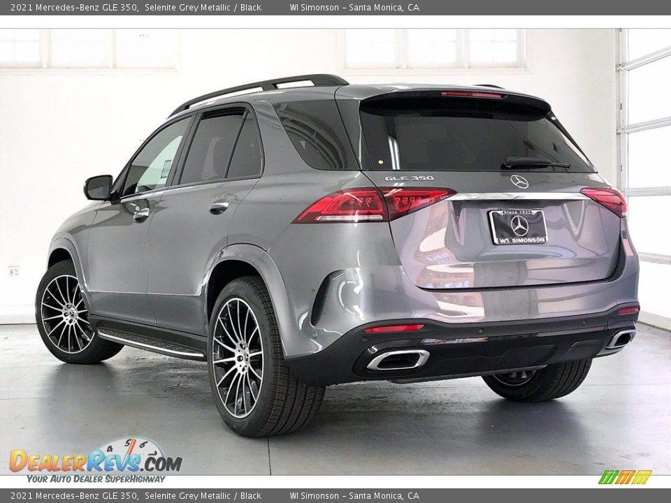 2021 Mercedes-Benz GLE 350 Selenite Grey Metallic / Black Photo #2