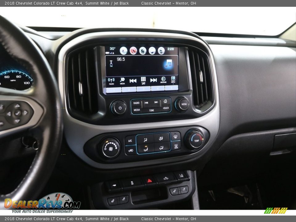 2018 Chevrolet Colorado LT Crew Cab 4x4 Summit White / Jet Black Photo #10
