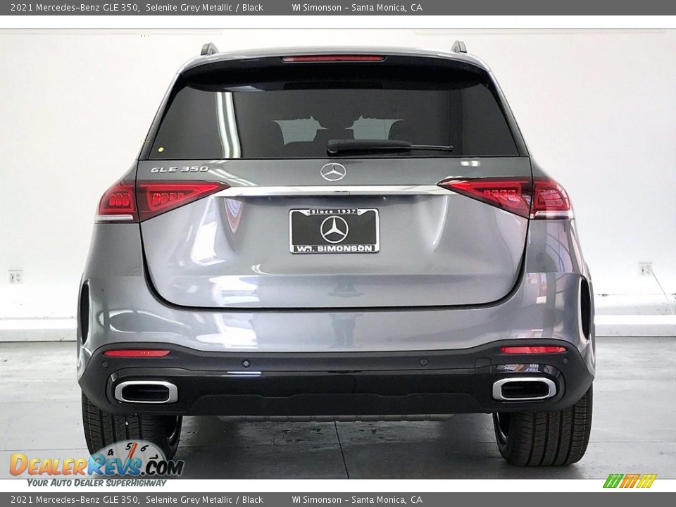 2021 Mercedes-Benz GLE 350 Selenite Grey Metallic / Black Photo #3