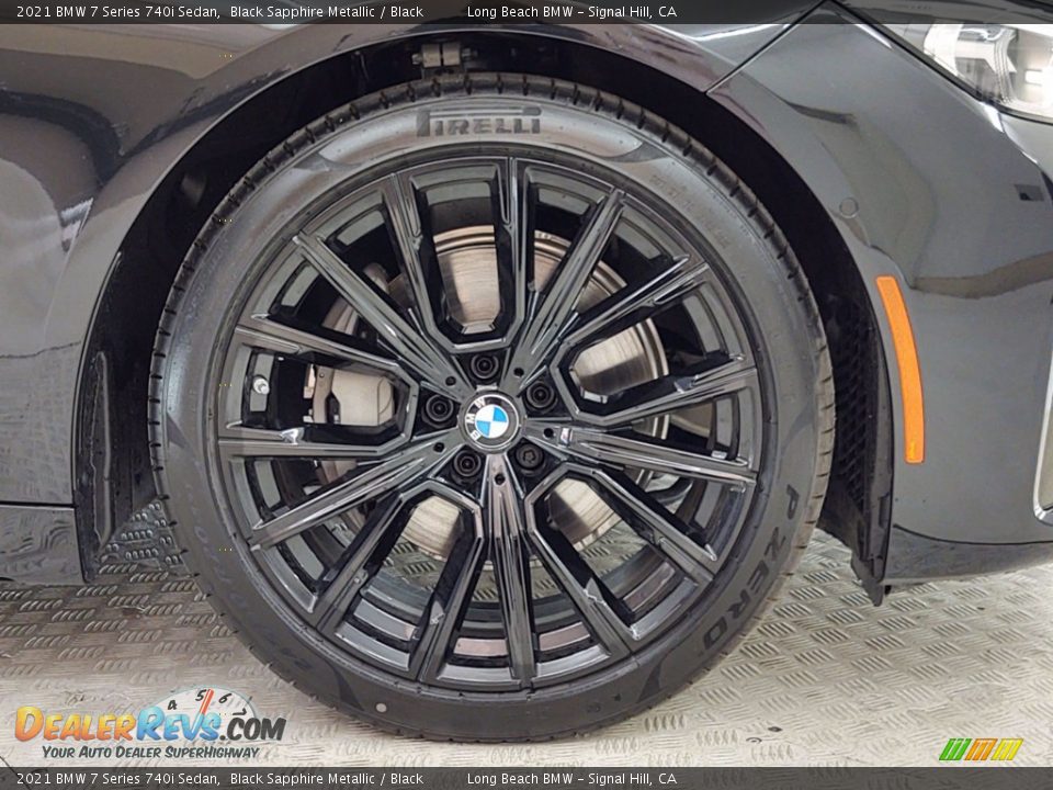 2021 BMW 7 Series 740i Sedan Black Sapphire Metallic / Black Photo #3