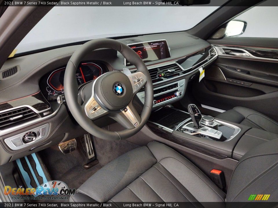 2021 BMW 7 Series 740i Sedan Black Sapphire Metallic / Black Photo #4