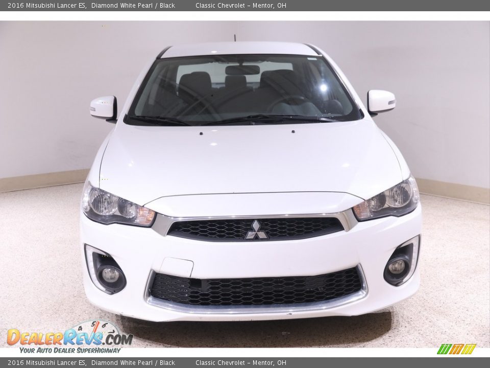 2016 Mitsubishi Lancer ES Diamond White Pearl / Black Photo #2