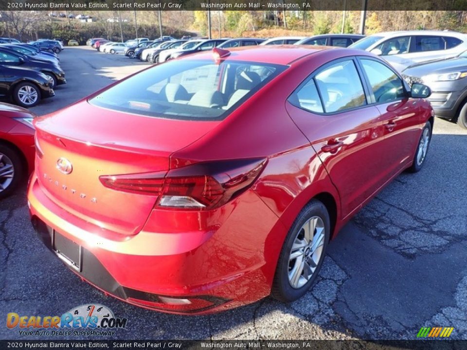 2020 Hyundai Elantra Value Edition Scarlet Red Pearl / Gray Photo #2