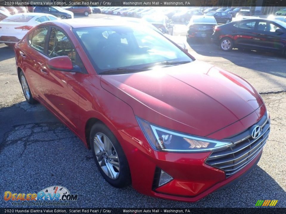 2020 Hyundai Elantra Value Edition Scarlet Red Pearl / Gray Photo #3