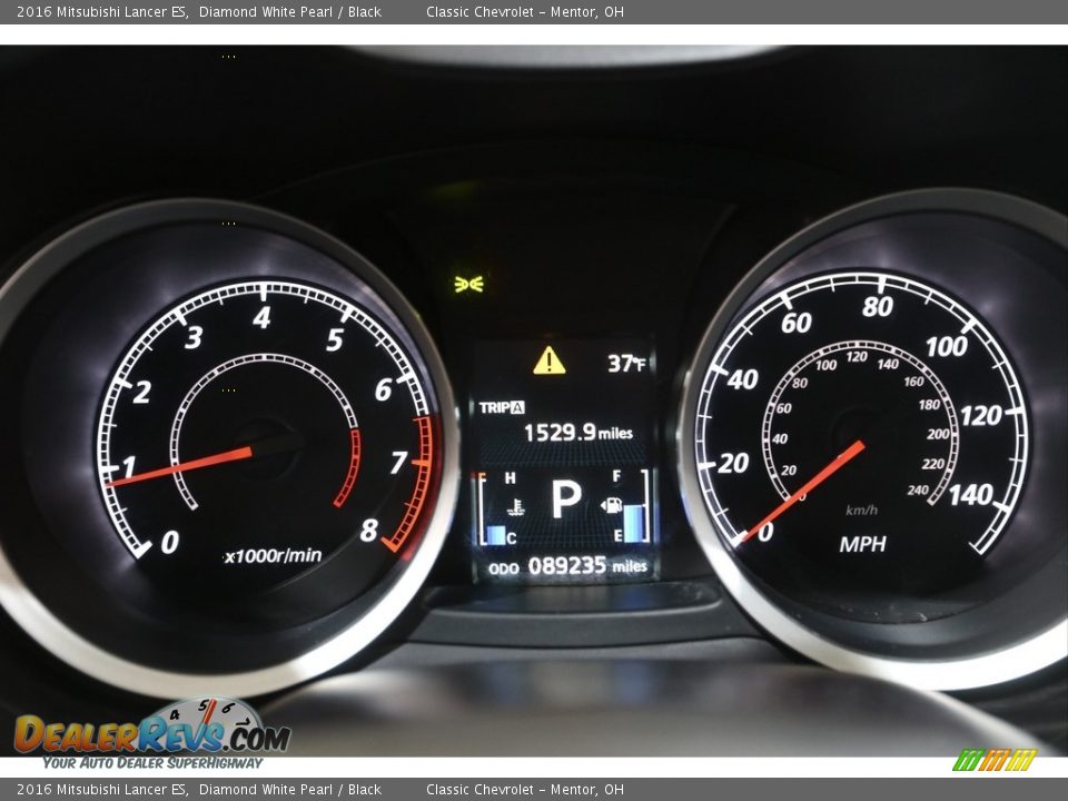 2016 Mitsubishi Lancer ES Gauges Photo #8