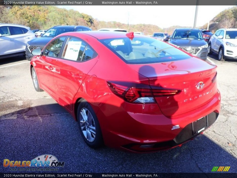 2020 Hyundai Elantra Value Edition Scarlet Red Pearl / Gray Photo #6