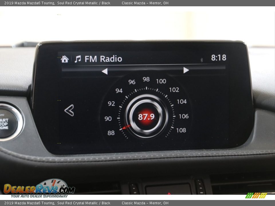 2019 Mazda Mazda6 Touring Soul Red Crystal Metallic / Black Photo #12