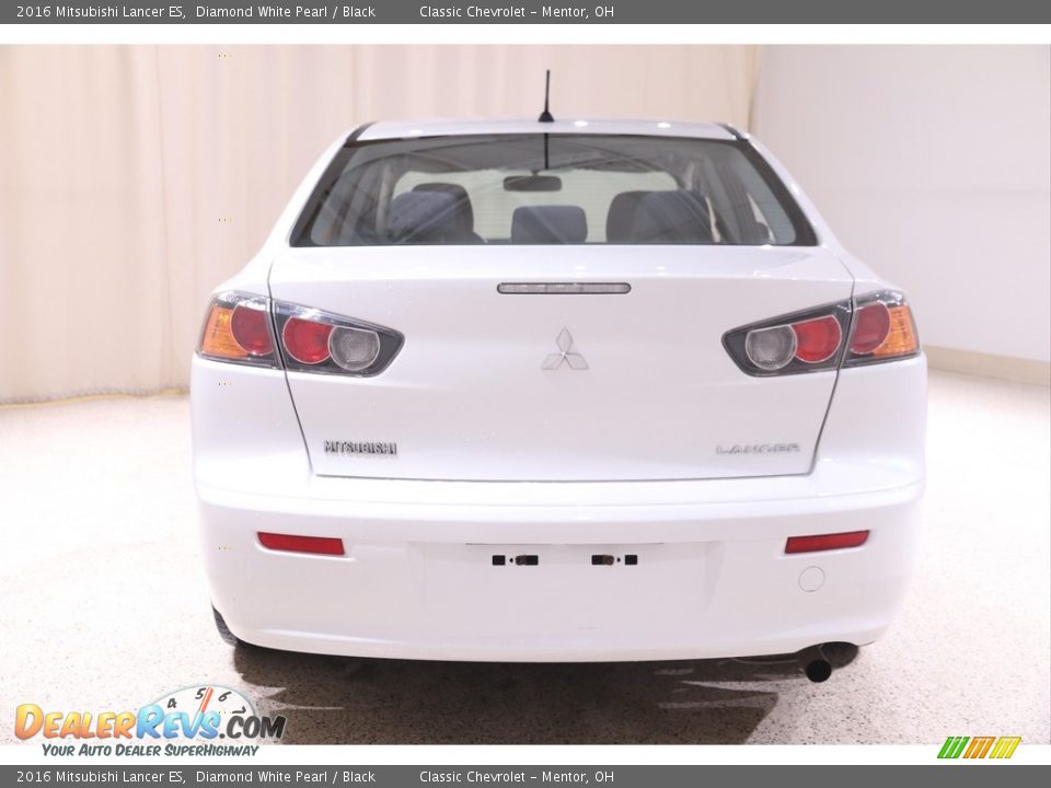 2016 Mitsubishi Lancer ES Diamond White Pearl / Black Photo #15