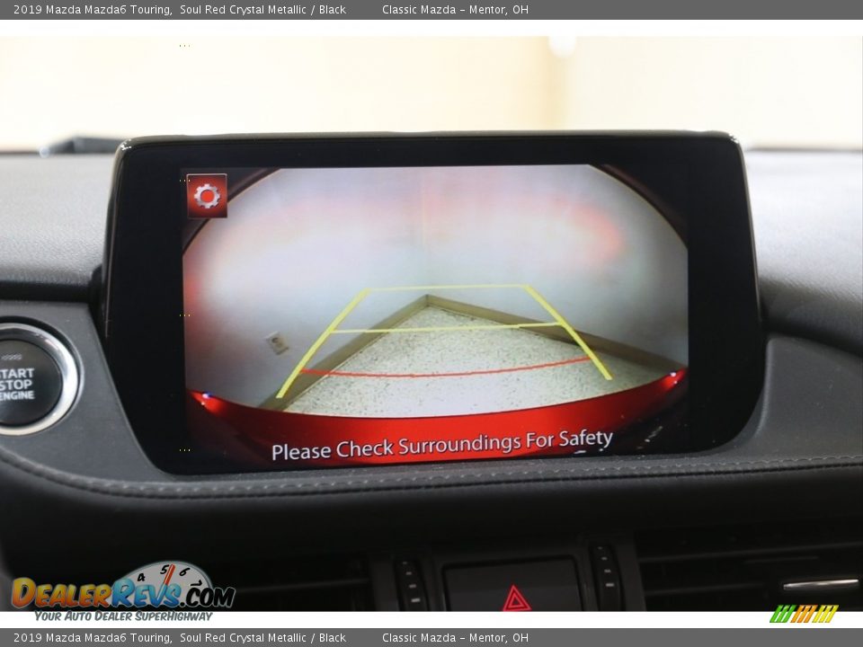 2019 Mazda Mazda6 Touring Soul Red Crystal Metallic / Black Photo #13