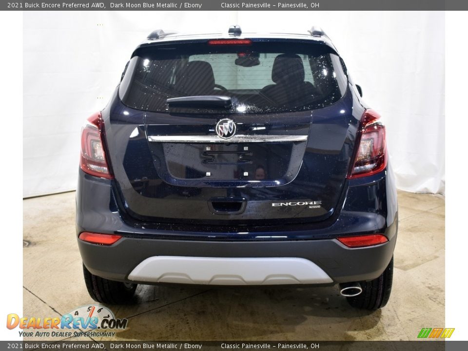 2021 Buick Encore Preferred AWD Dark Moon Blue Metallic / Ebony Photo #3